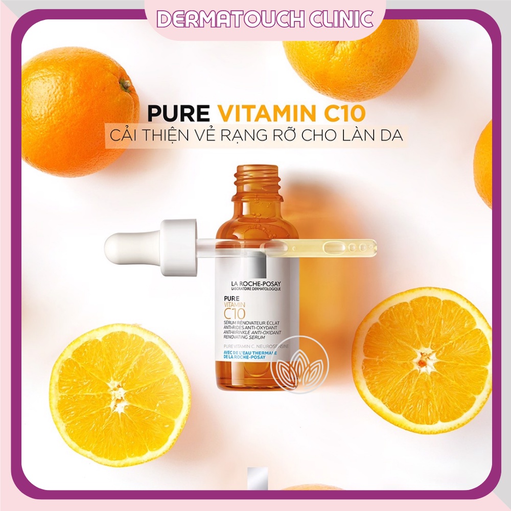 ✅[Chính Hãng] Serum Pure Vitamin C10 La Roche-Posay giúp cải thiện và làm sáng da
