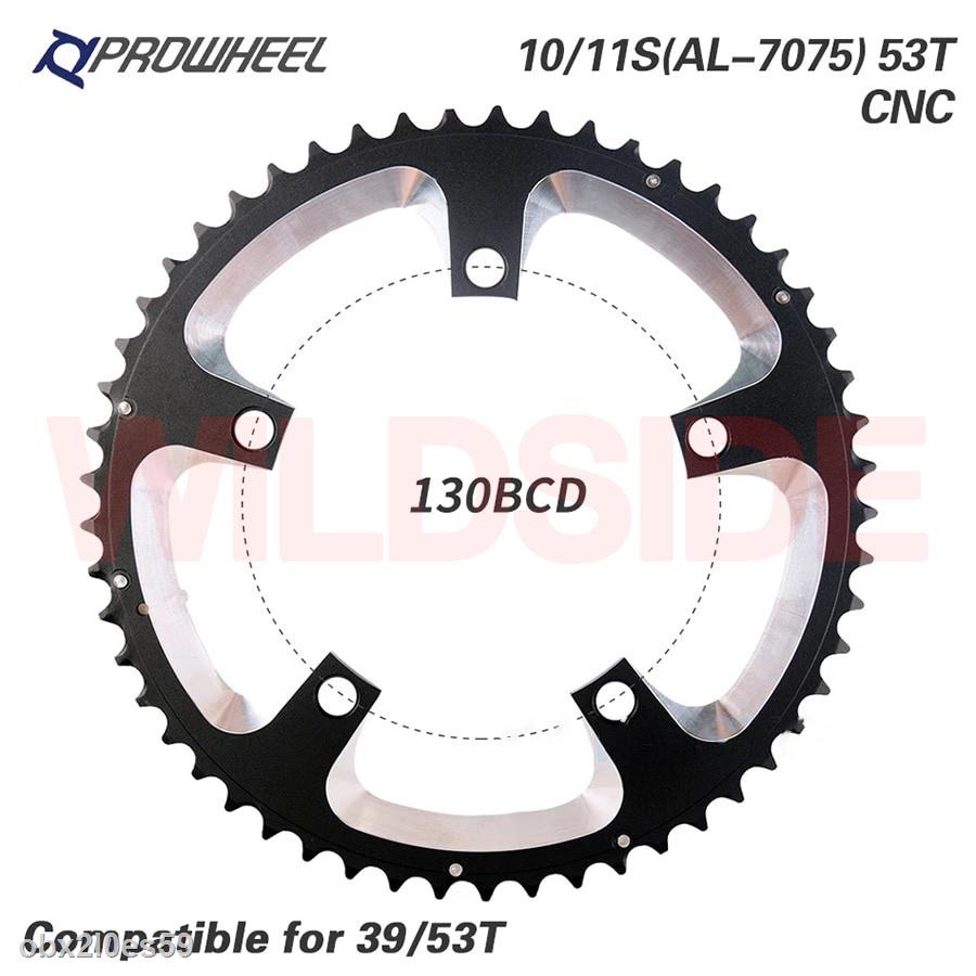 Giá SỉPROWHEEL Đĩa Xích Xe Đạp 110bcd 130bcd 34 / 39 / 50 / 53t Spro / Hợp Kim Nhôm Al-7075 Cnc 8 / 9 / 10 / 11
