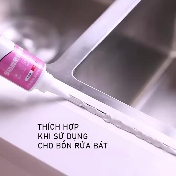 Keo miết mạch KAPU bịt khe hở bồn rửa chén, nhà vệ sinh, khô nhanh, chống nấm mốc, chống nước an toàn với trẻ nhỏ