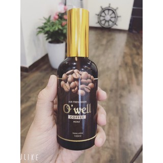Chai xịt tinh dầu Cafe O'well hương Moka 100ml