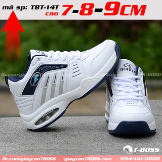 MẪU MỚI 2021 - giày cao Thể Thao nam TBT-14T, Tăng chiều cao 7cm - 8cm - 9cm - GIÀY CAO T-BOSS