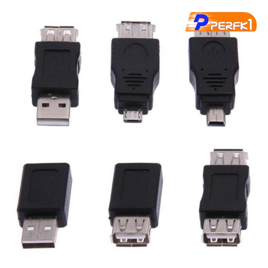 Set 12 Đầu Chuyển Đổi Otg Usb 2.0 A Male Sang Female Micro-B | BigBuy360 - bigbuy360.vn