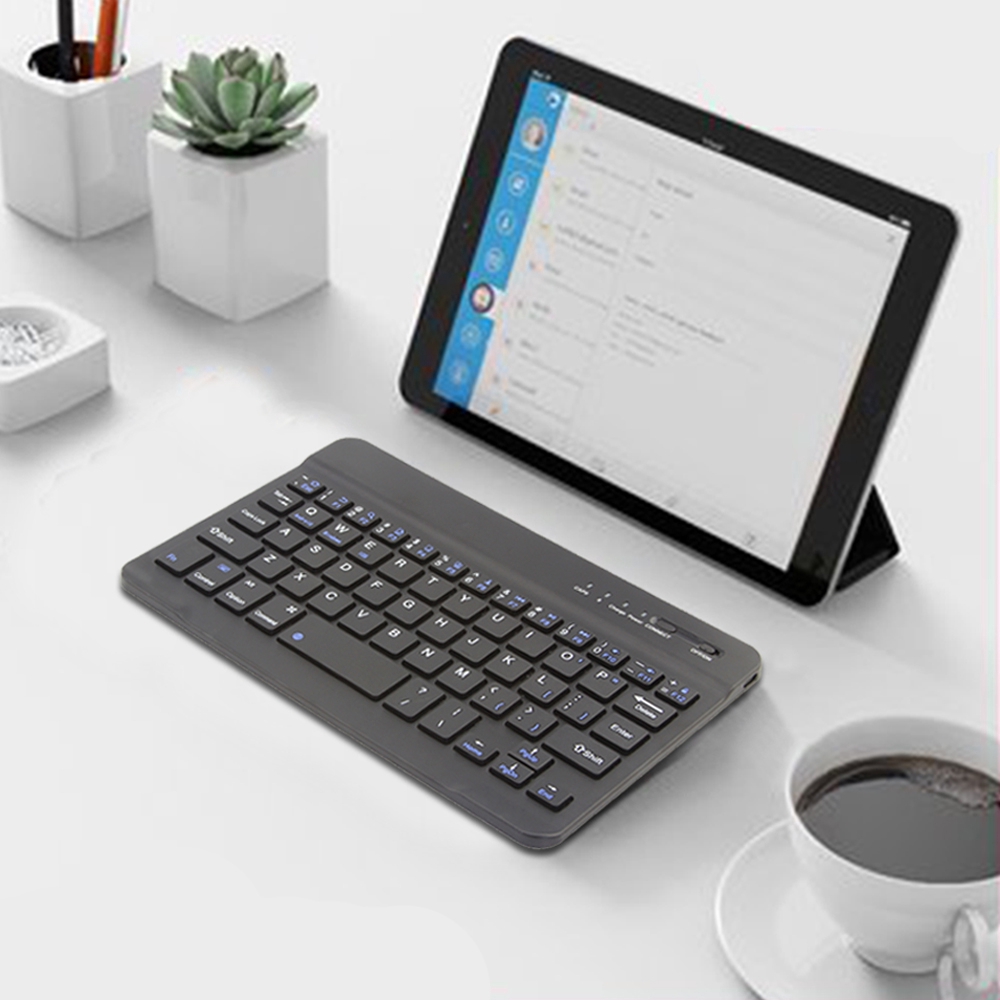 CHUYI Bàn Phím Bluetooth Không Dây Mini Đa Phương Tiện Có Thể Sạc Lại Cho Điện Thoại / Máy Tính Bảng / Laptop / Notebook