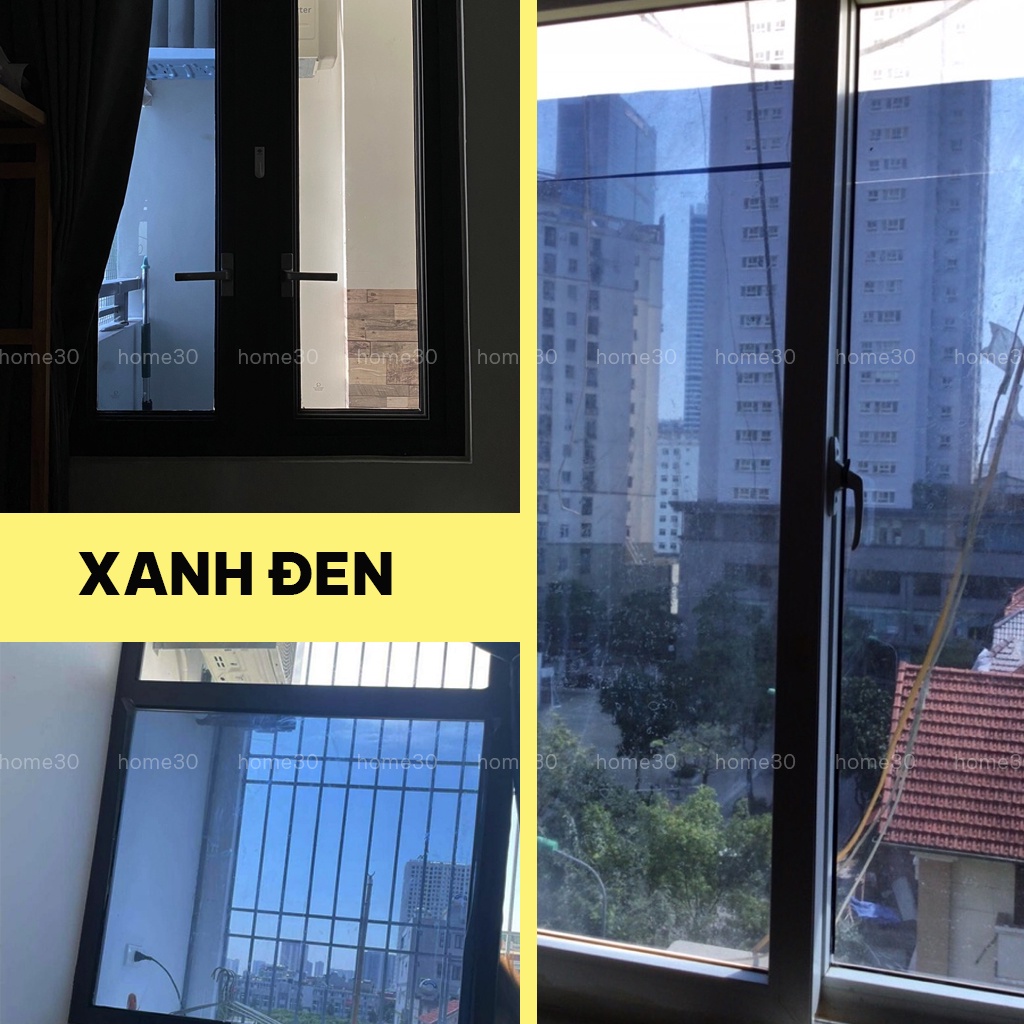 Giấy dán kính chống nắng nóng UV cho cửa kính cửa sổ, decal dán kính chống nhìn trộm phòng ngủ phản quang