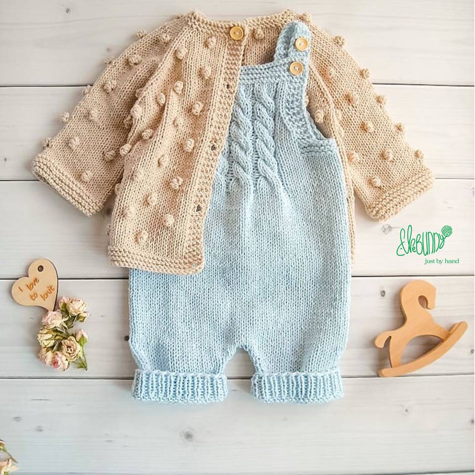 Set mũ áo bắp, yếm vặn thừng - Handmade - Quà tặng dễ thương cho bé