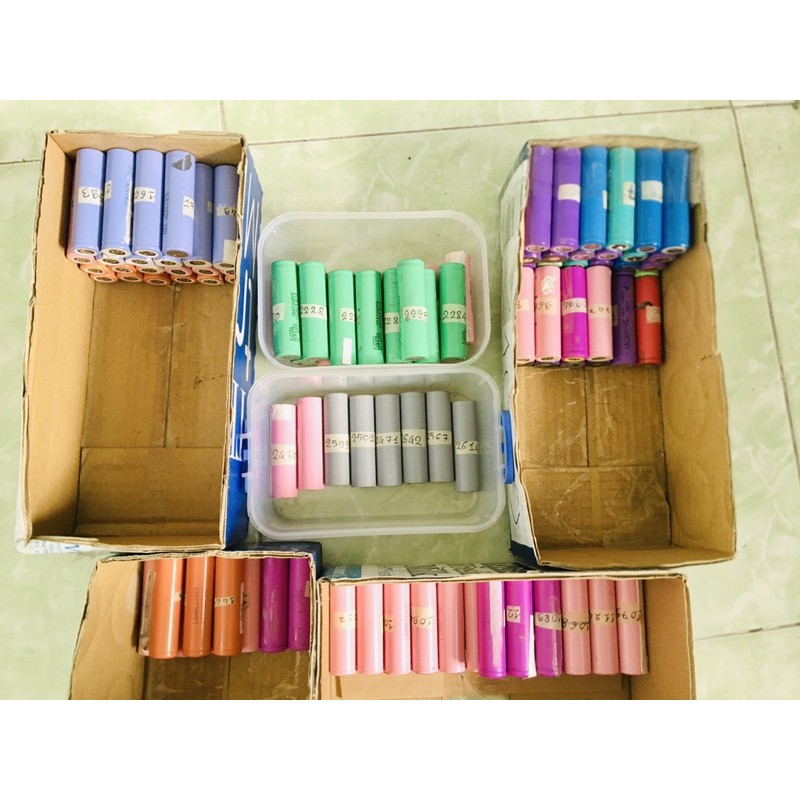 CELL PIN 18650 CŨ CHÍNH HÃNG DUNG LƯỢNG DƯỚI 1000MAH