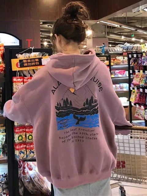 [Mã WA1299 giảm 12k đơn 99k] Áo Hoodie Alaska nỉ bông T.TO788 | BigBuy360 - bigbuy360.vn