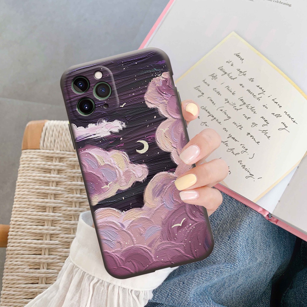Ốp lưng iphone Ốp lưng iphone vuông cạnh hìnhIphone6/6plus/6S/6S plus/6/7/7plus/8/8plus/X/XS/XS Max/ Dinuo case