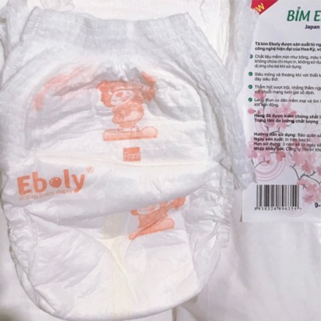 100 Bỉm Quần EBOLY Xuất nhật mẫu mới 100M 100L 100XL 100XXL