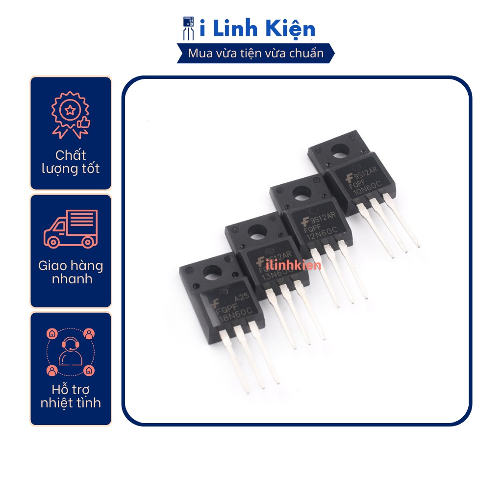 Mosfet 4N60 5N60 6N60 8N60 10N60 20N60 lưng nhựa chất lượng tốt.