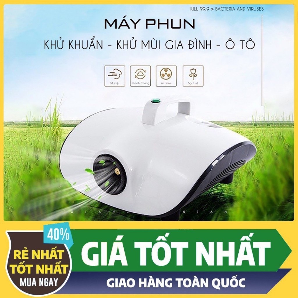 Máy khử khuẩn nano bạc , khử mùi FOG MACHINE, phun sương oto, khử mùi không gian lớn công suất 1500w