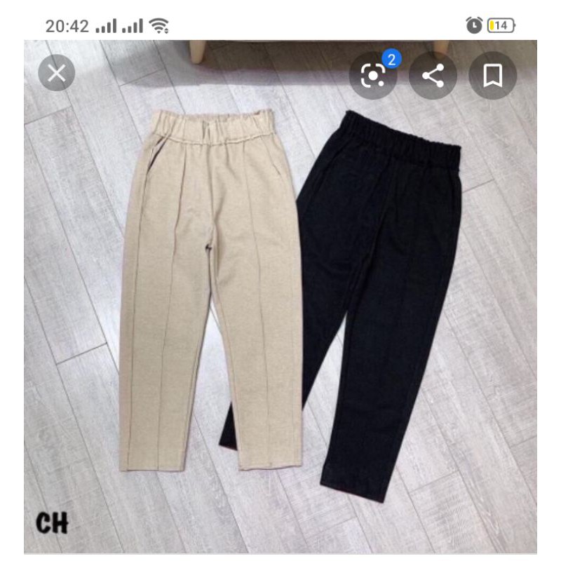 Quần dạ baggy