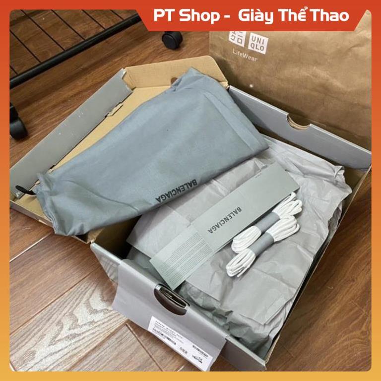 [FreeShip+ Hàng Cao Cấp] Giầy balen track 3 Full trắng ,Giày thể thao nam nữ Full phụ kiện (ảnh thật) Sneaker