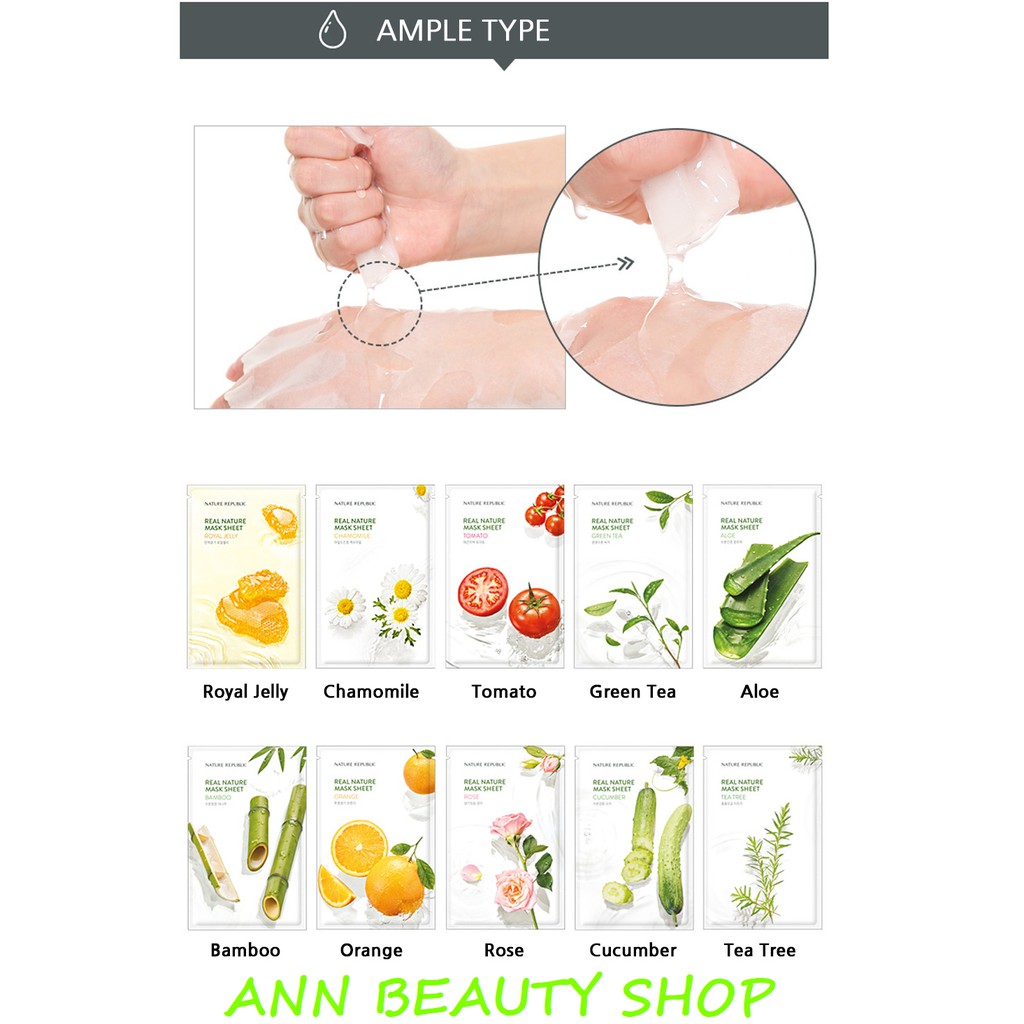 Mặt nạ giấy Nature Republic 23ml | BigBuy360 - bigbuy360.vn