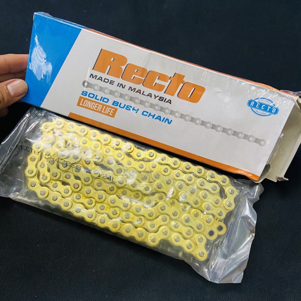 Sên RECTO VÀNG CHÍNH HÃNG 9li, 10li cao cấp dành cho xe số winner, winnerx, exciter, sonic, satria