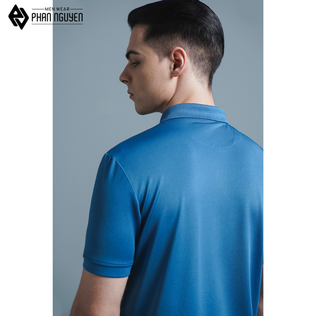 Áo phông cộc tay nam polo PHAN NGUYỄN vải cotton thoáng mát thấm hút mồ hôi co giãn thoải mái APC.160 | BigBuy360 - bigbuy360.vn
