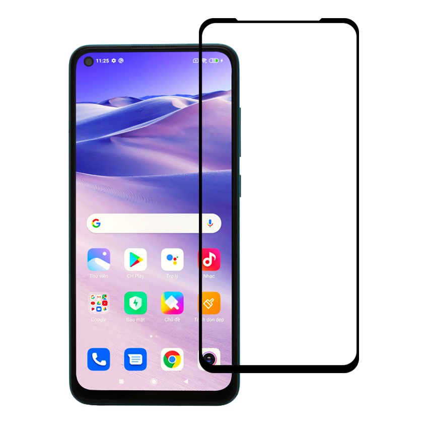 Kính Cường Lực Xiaomi Redmi Note 9 Trong Suốt Full màn - Cảm ứng Nhạy