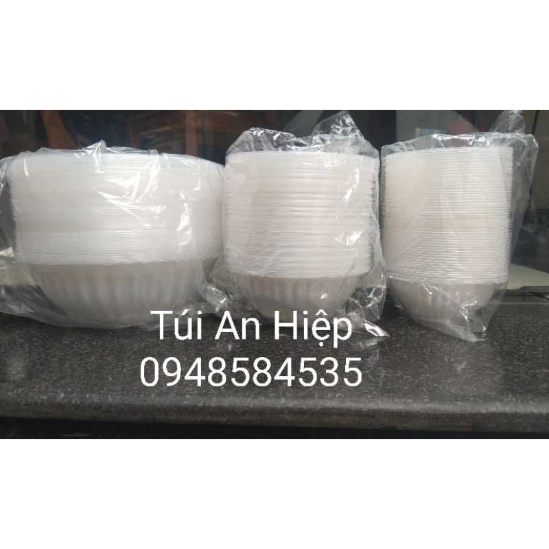 Bát nhựa (1 dây 50 bát) | Disposable plastic bowls (50pcs/ set)