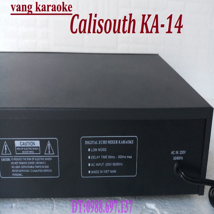 vang karaoke kalisouth KA-14 Trắng - mixer echo