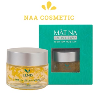 Mặt Nạ Dưỡng Da Tự Nhiên Tái Sinh Tế Bào LENIS Saffron Extract Mask Tặng chổi Quét Nạ Pha Lê - Naa Cosmetic