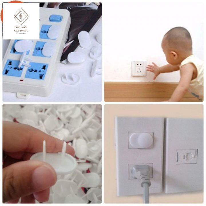 Nút bịt ổ điện chống giật an toàn cho bé ⚡️𝐅𝐑𝐄𝐄 𝐒𝐇𝐈𝐏⚡️ nút che ổ điện an toàn cho bé
