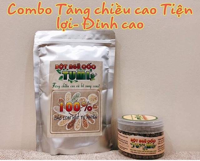 COMBO Ngũ Cốc Tăng Chiều Cao Tumi ( Siêu Tiết Kiệm)