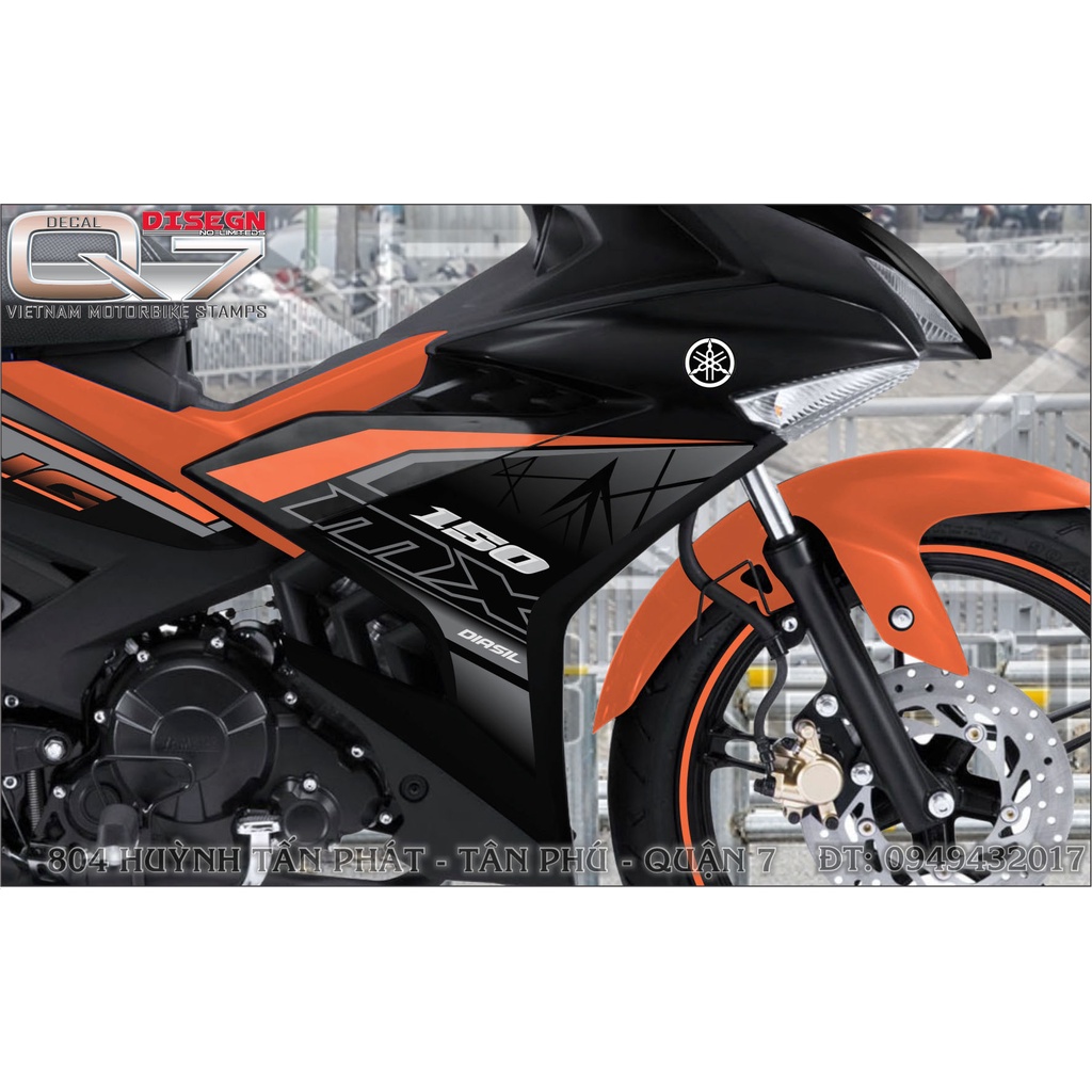 TEM RỜI EXCITER 150 CAM ĐEN