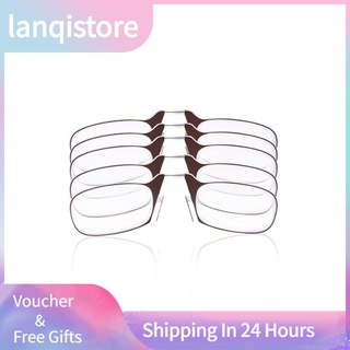 Lanqistore Portable Clip Nose Reading Glasses Presbyopic Folding Key Chain Case