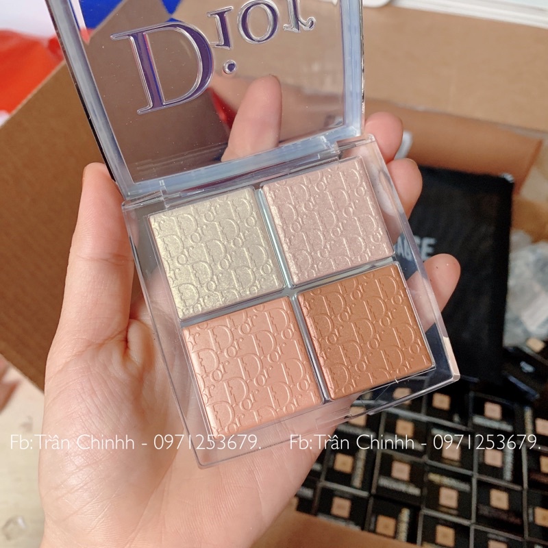 Bill US - Bảng phấn bắt sáng 4 ô Highlight Dior Backstage Glow Face Palette