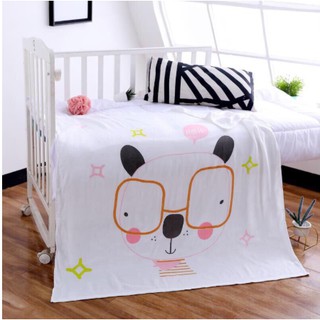 Chăn Lụa Aden cotton Siêu Mềm Mát cho bé yêu