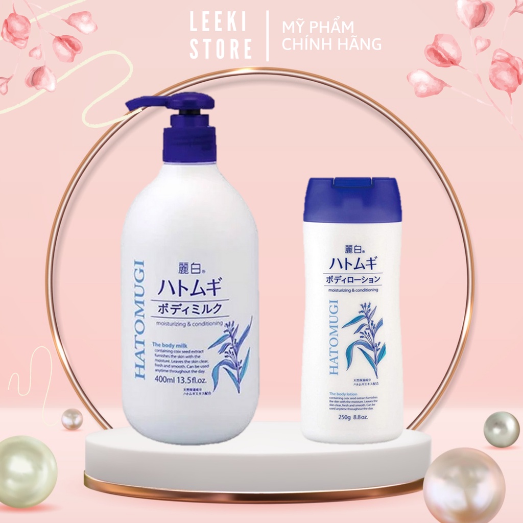 Sữa Dưỡng Thể Ban Đêm Hatomugi The Body Lotion Từ Hạt Ý Dĩ Nhật Bản