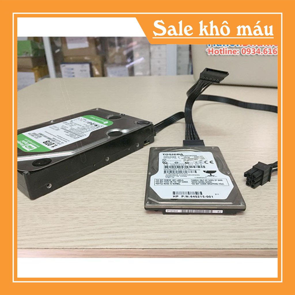 Cáp Chia Nguồn SATA 1 ra 2 (Xả Kho)  Dây Nguồn HDD Sata 1 Ra 2 - sata 1-2.DCNS .c