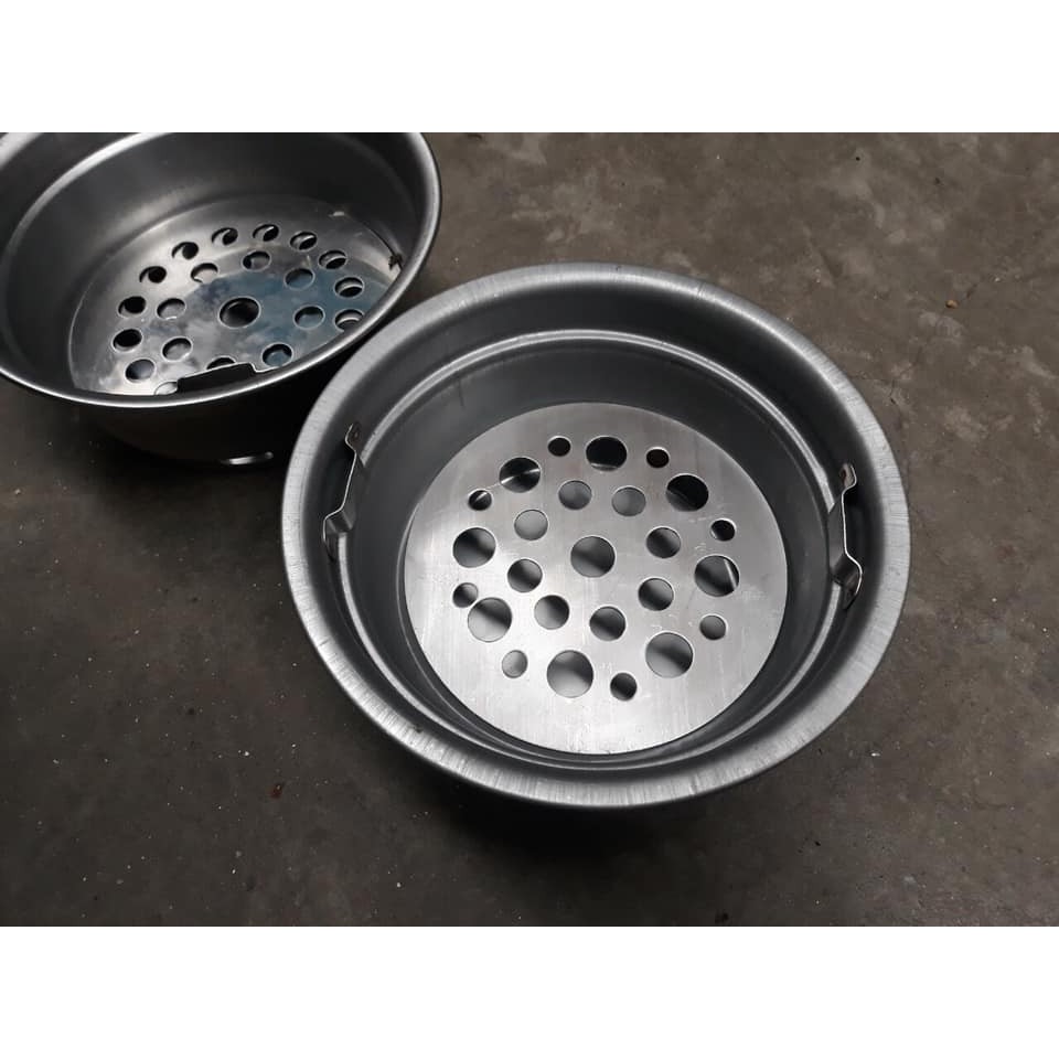 Cung cấp sỉ lẻ bầu nướng inox cho bếp nướng than hoa âm bàn