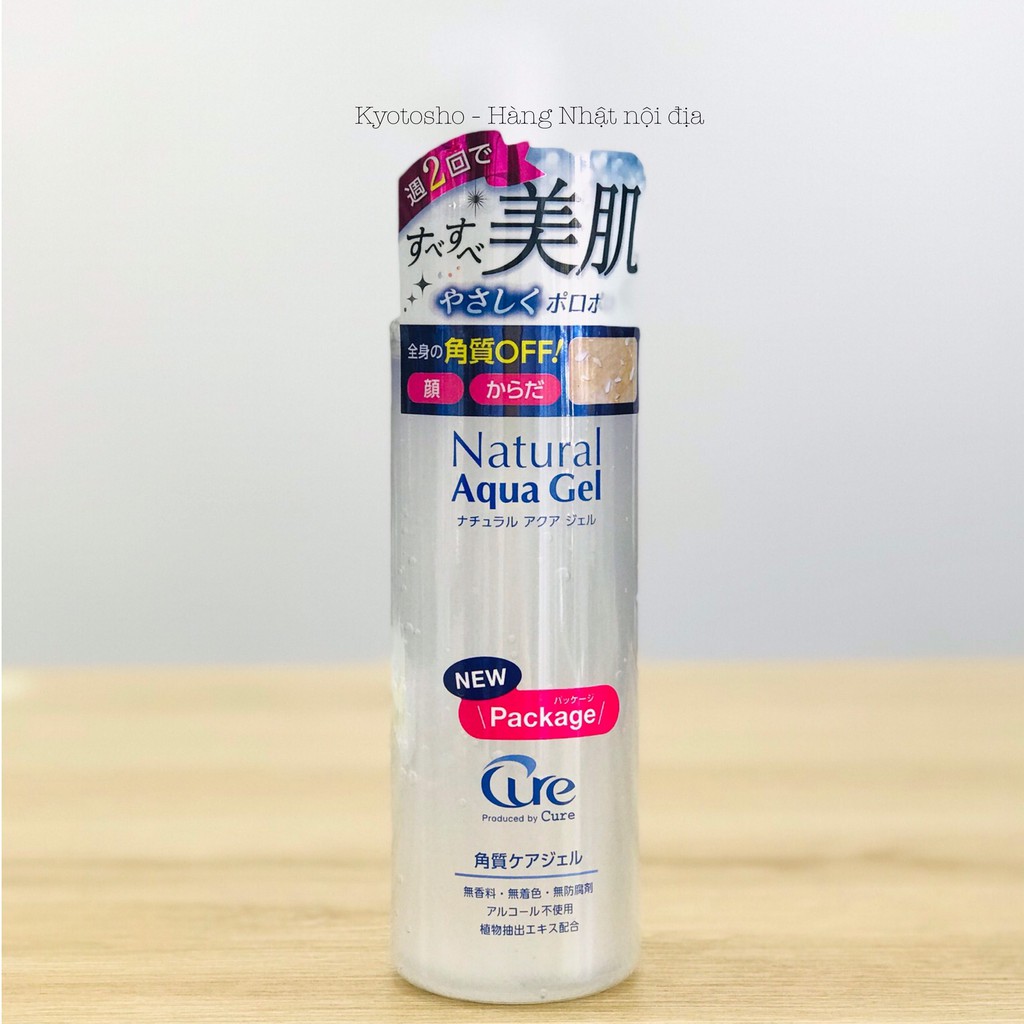 Gel tẩy tế bào chết Cure Natural Aqua 250g Nhật Bản [ Mẫu mới nhất 2020]