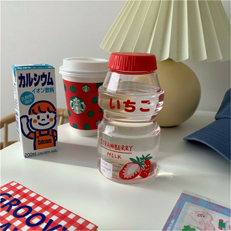 Có sẵn - Bình nhựa Yakult hình trái cây dễ thương