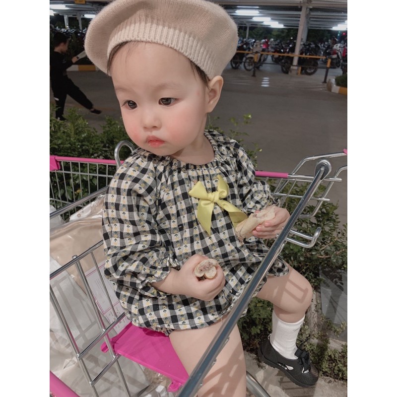 Bộ kẻ ô Chenchenma bé gái