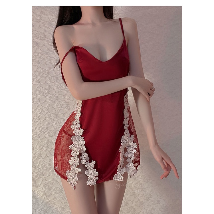 Mới Đầm Ngủ Ren Xuyên Thấu Quyến Rũ Dành Cho Nữ