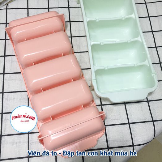 Khay làm đá 5 viên to nhựa dẻo VIỆT NHẬT PlASTIC (MS: 6928) - 01261