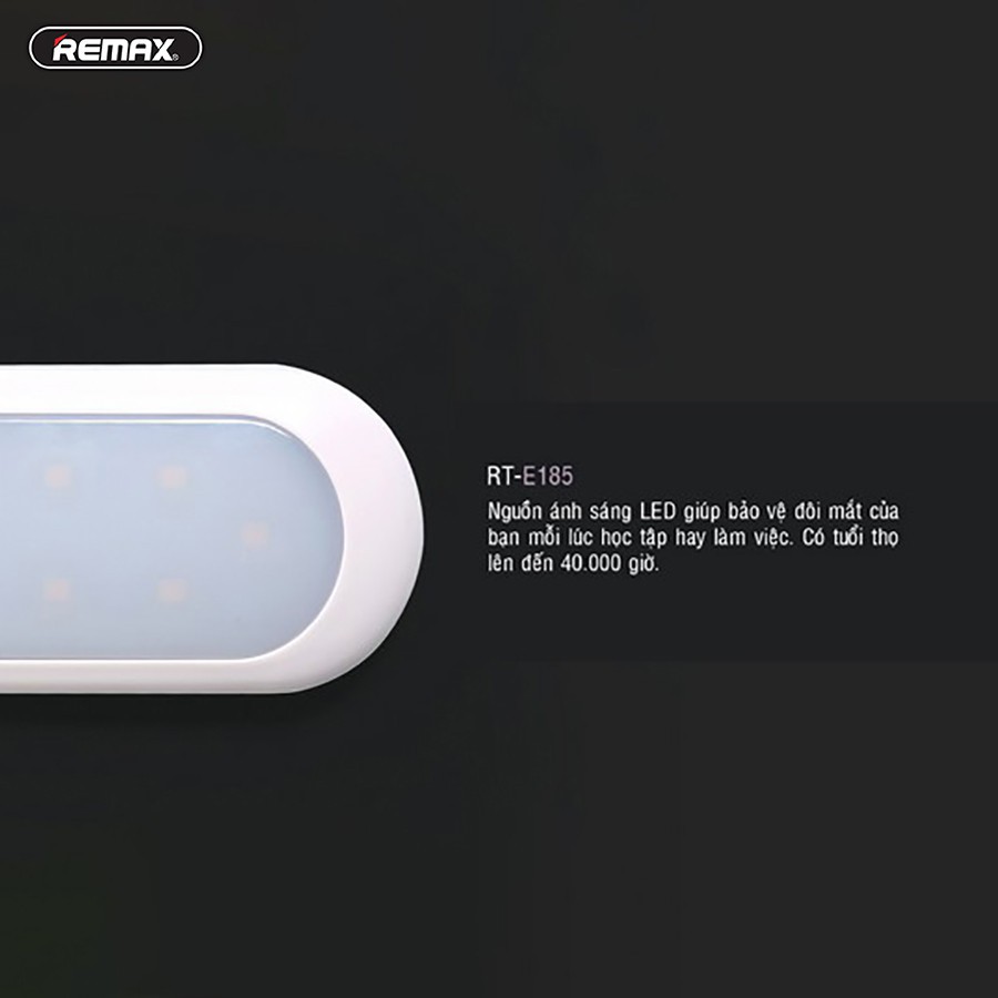 Đèn LED thông minh Remax RTE185, chất liệu cao cấp, chống cận thị cao, tuổi thọ 40.000 giờ - BH 12 tháng