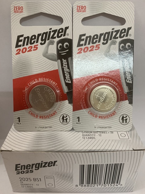 PIN CR2025 Energizer Lithium 3V