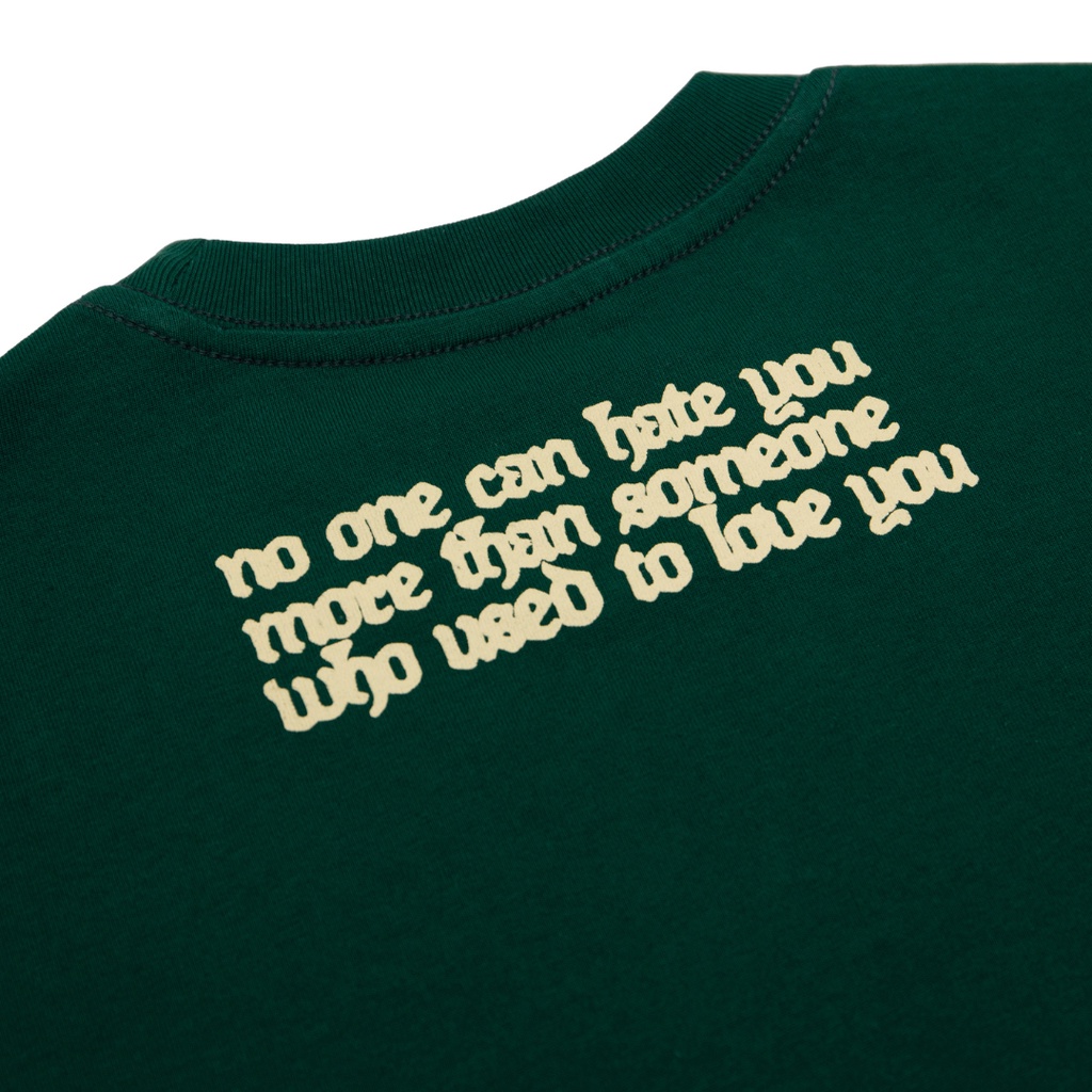 SWE - Áo phông unisex cổ tròn ngắn tay in hình F-LOVE TEE - GREEN 100% cotton thoáng mát