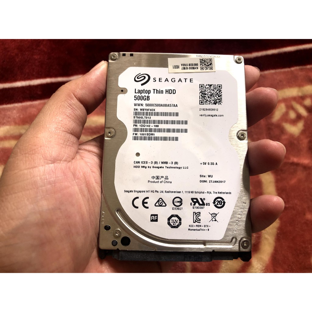 Ổ cứng HDD 500gb siêu mỏng dùng cho Laptop, PC, PlayStation...