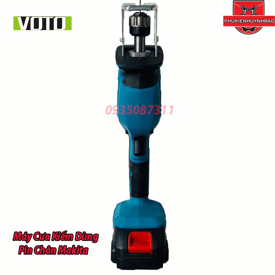 Máy Cưa Kiếm VOTO VTS03 Dùng Pin 21V Xài Chân Pin Makita