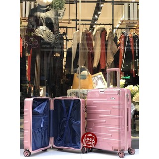 Vali kéo rimo011 size 24inch + gối chữ u, thẻ hành lý kute/ decal dán hình