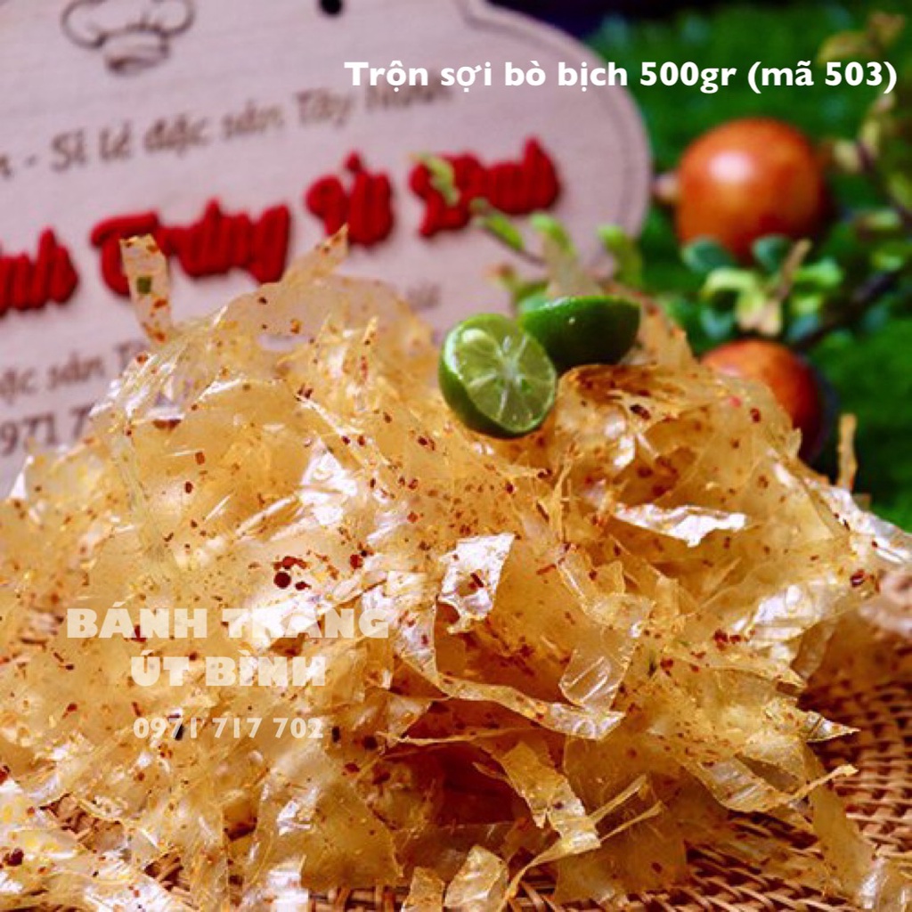 500gr Bánh Tráng Trộn Sợi Bò Út Bình