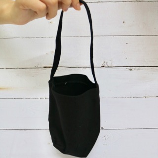 TÚI VẢI TRÀ SỮA/BÌNH NƯỚC BLACK TIỆN DỤNG