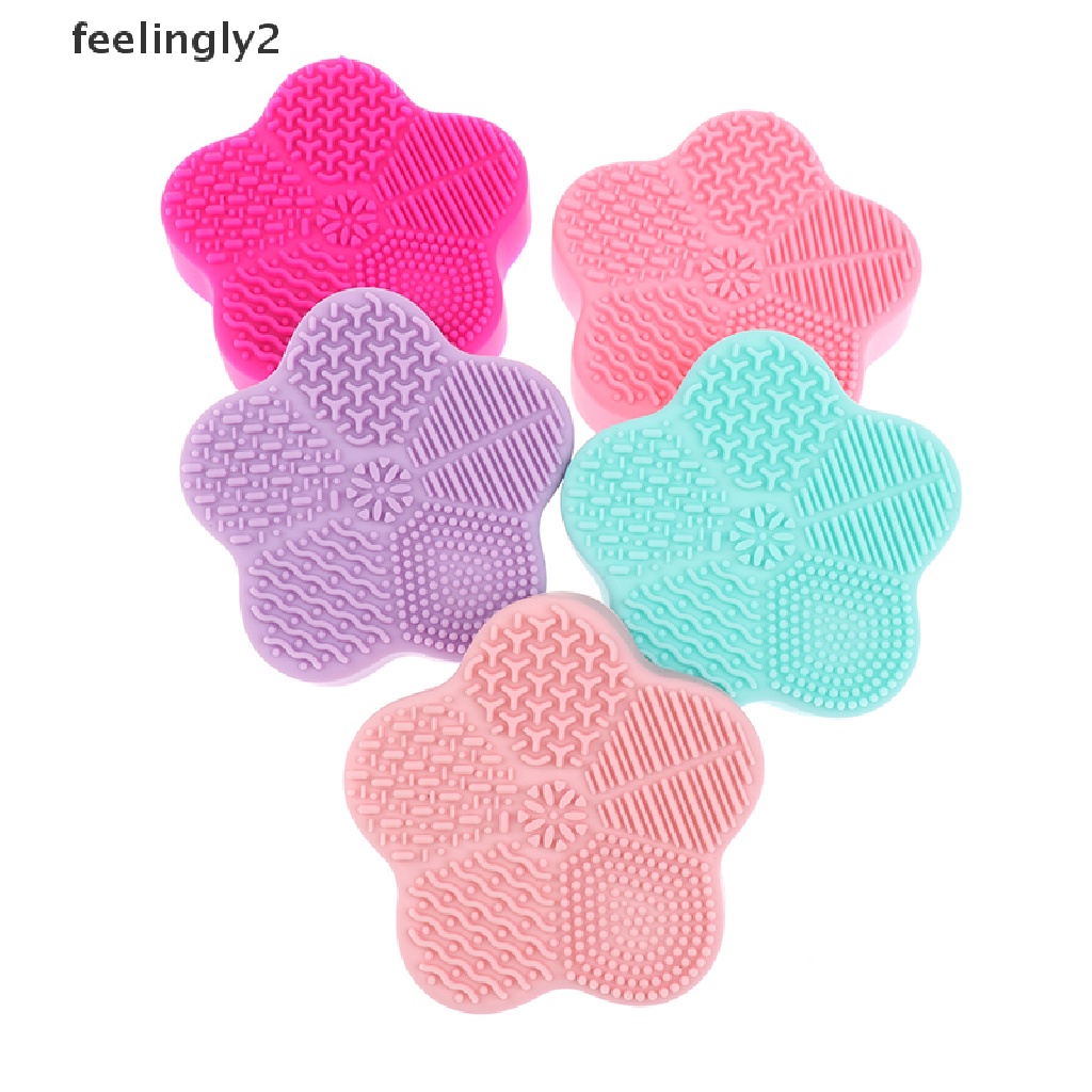[Hàng mới về] Miếng đệm silicon vệ sinh cọ trang điểm hình sao biển tiện dụng