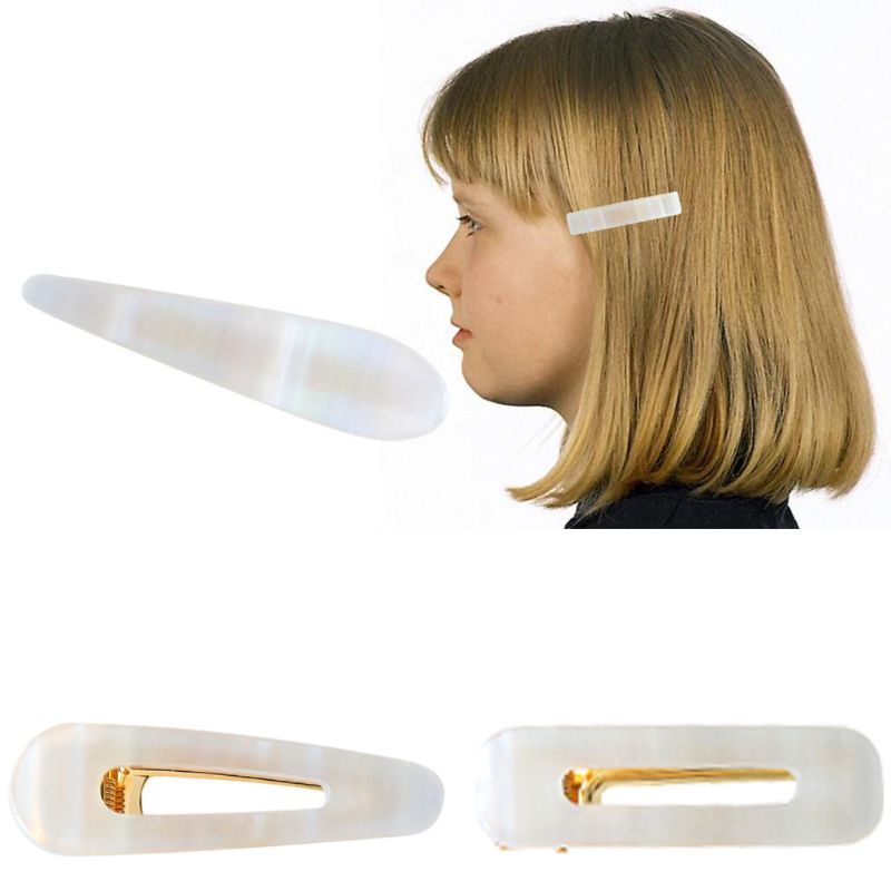 Kẹp Tóc Mái Bằng Nhựa Acrylic Nhiều Màu Sắc Thời Trang Cho Nữ