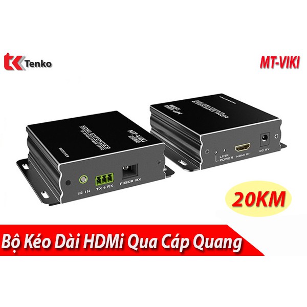 Bộ khuếch đại HDMI 20km qua cáp quang MT-ED020