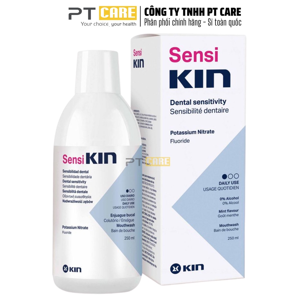 PT CARE | Nước Súc Miệng Sensikin 250ml Ngăn Ngừa Ê Buốt Sensi Kin